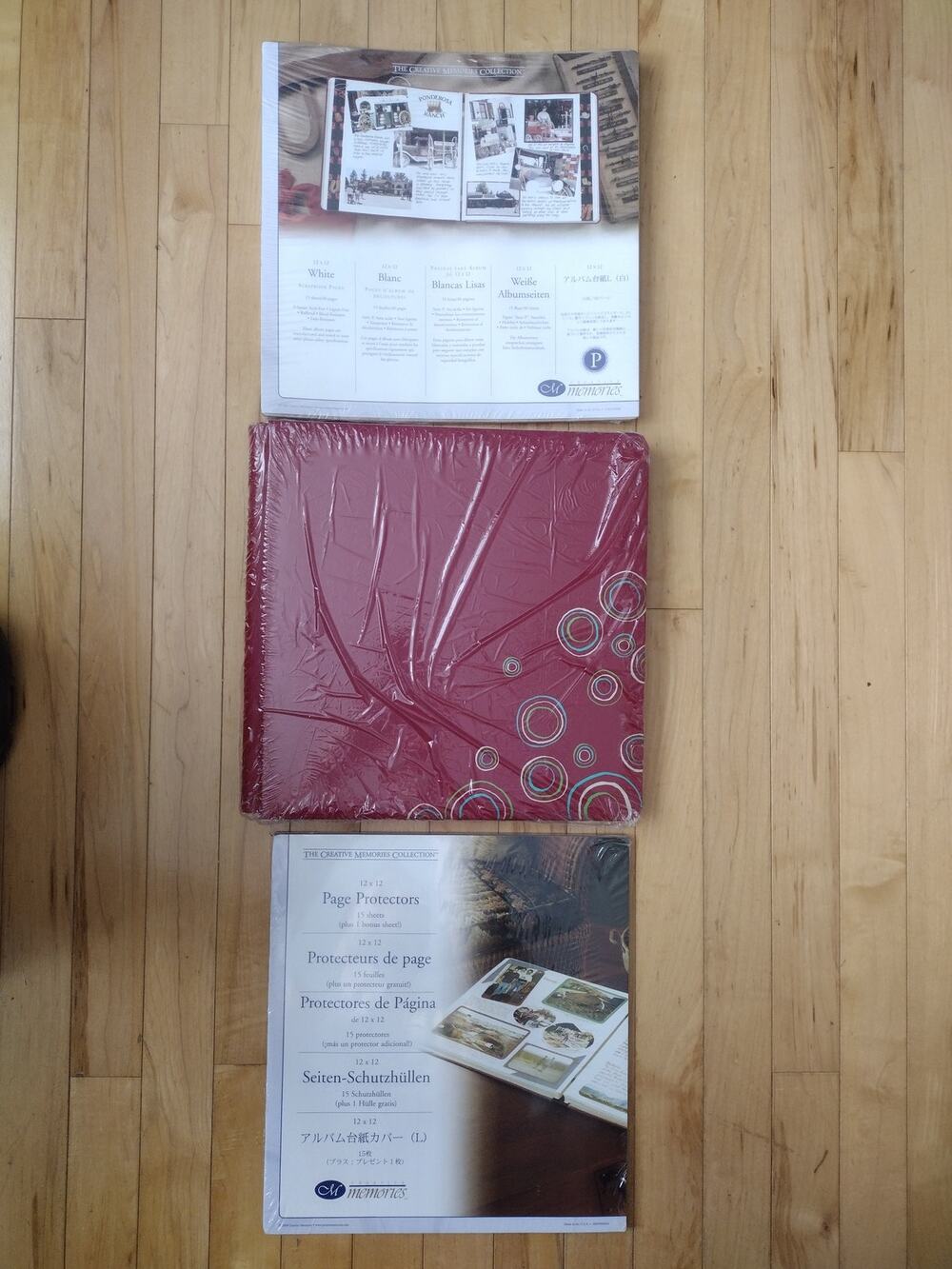 Brand New Sealed Creative Memories Red Scrapbook Kit Album Pages